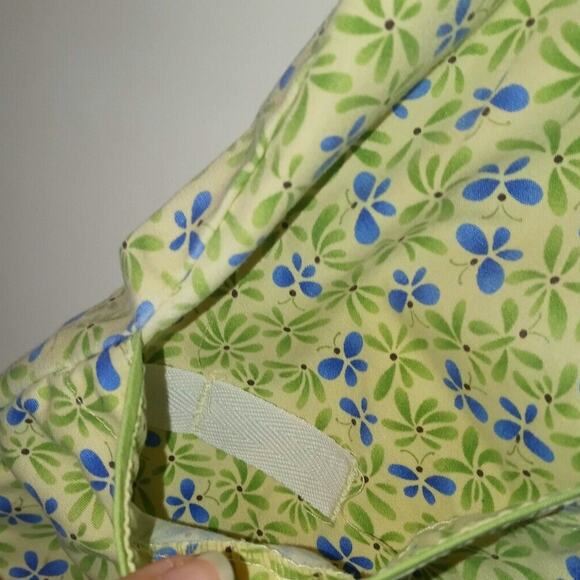 Womens Scrub Top lot of 2 Size L SB Scrubs green Cherokee blue and brown used - Picture 4 of 12